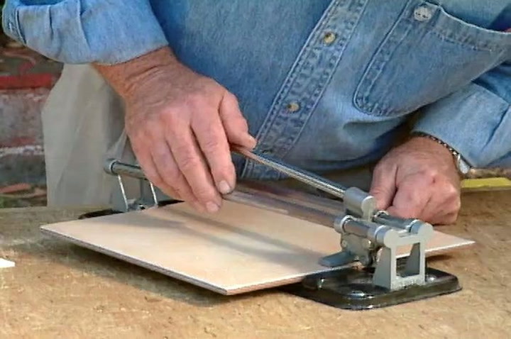 How to Install Ceramic Tile Over Vinyl Flooring • Ron Hazelton