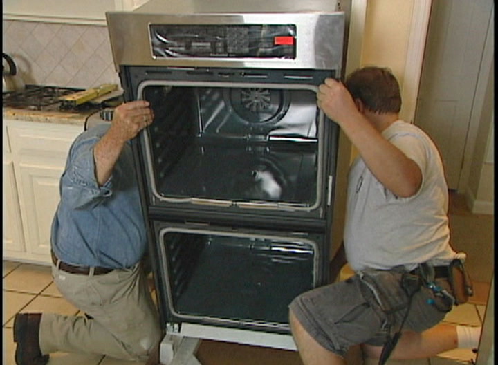 How To Install An Electric Wall Oven Ron Hazelton - How To Build A Double Wall Oven Cabinet