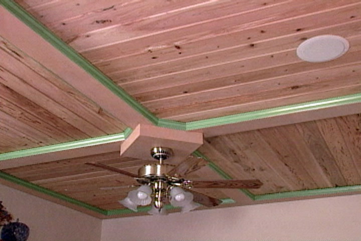 How To Put Up A Wood Ceiling Using