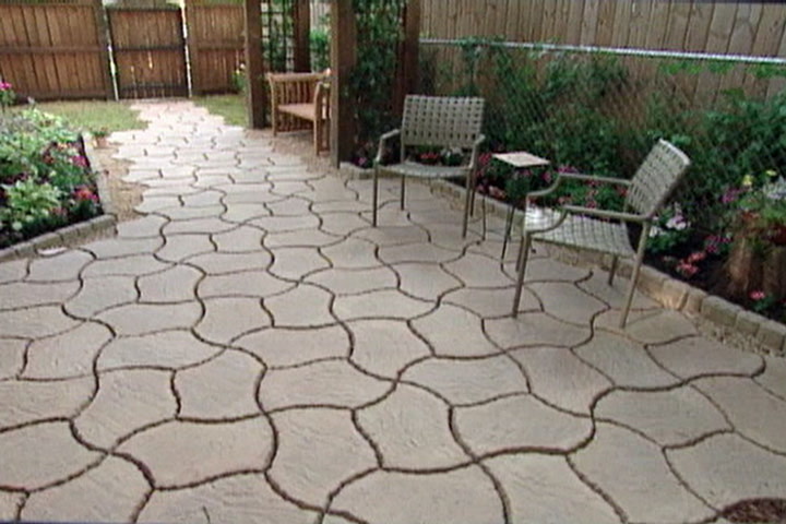 How To Make A Patio From Concrete Pavers Ron Hazelton - How To Make Patio Without Concrete
