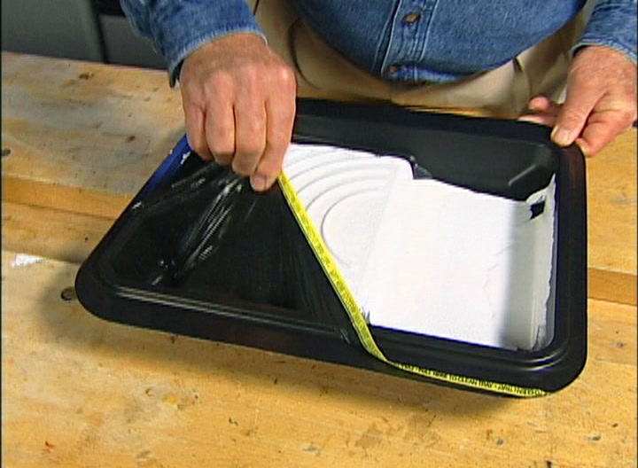 A Paint Tray with a Peel Away Lining for Cleaning • Ron Hazelton